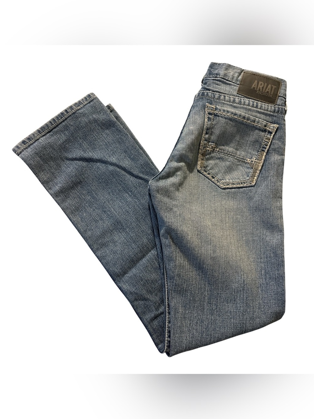 Ariat M7 Mens Jeans 30x32 Slim Fit Straight Leg Denim Blue